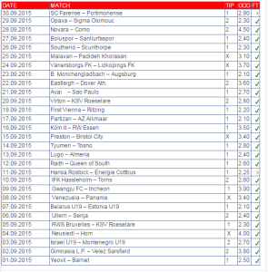 Fixed Matches